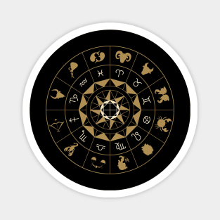 Zodiac Astrology Signs Esoteric Stars Alignment Magnet